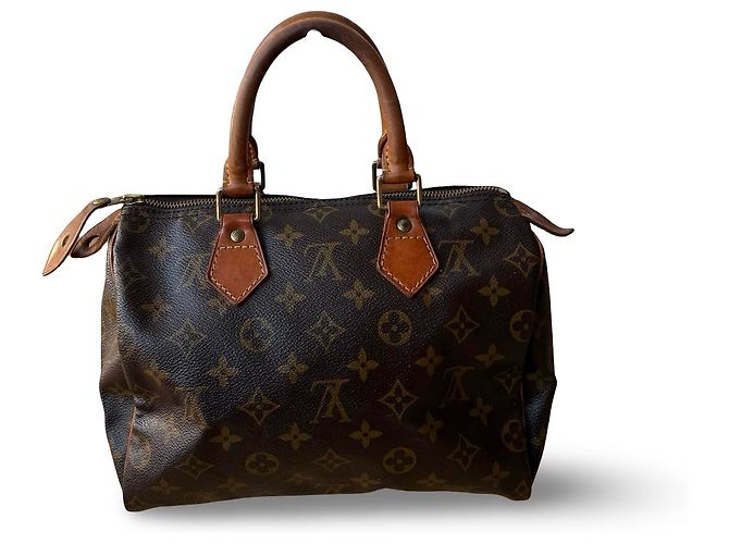 Louis Vuitton Speedy 25 Beige - vista 3