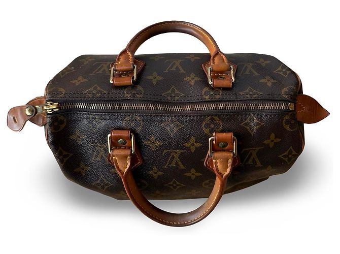 Louis Vuitton Speedy 25 Beige - vista 4