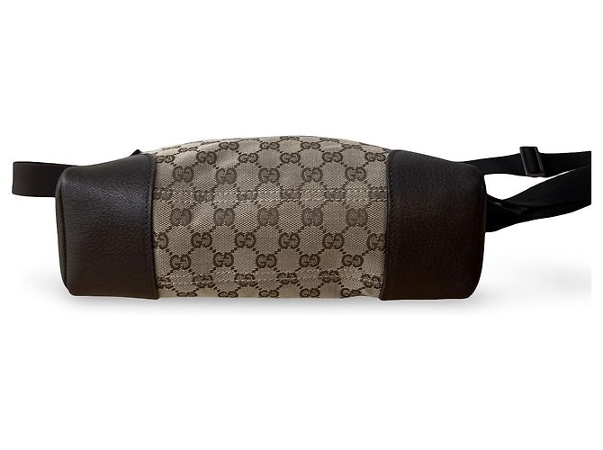Borsa a tracolla Gucci GG Canvas e pelle - vista 5
