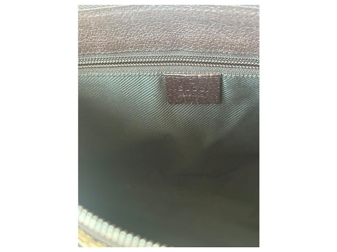 Borsa a tracolla Gucci GG Canvas e pelle - vista 6