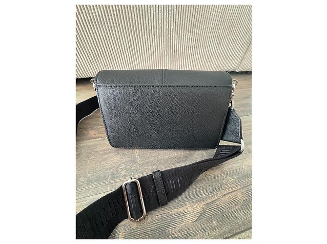 Borsa a tracolla Zadig & Voltaire in pelle nera con ali Nero - vista 3