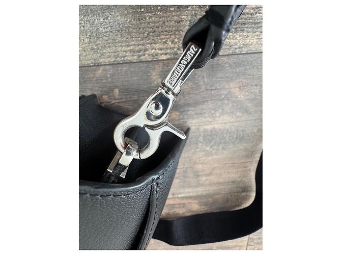 Borsa a tracolla Zadig & Voltaire in pelle nera con ali Nero - vista 6