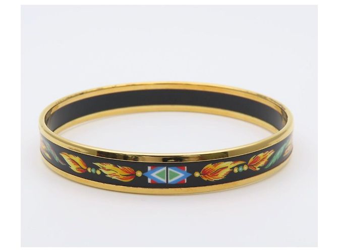 Hermès Bracciale con charm Hermes Nero Multicolore - vista 4