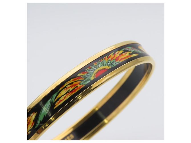 Hermès Bracciale con charm Hermes Nero Multicolore - vista 7