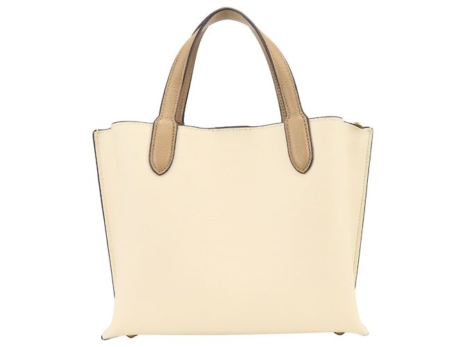 Borsa Coach Willow Beige Marrone Avorio Crudo - vista 5