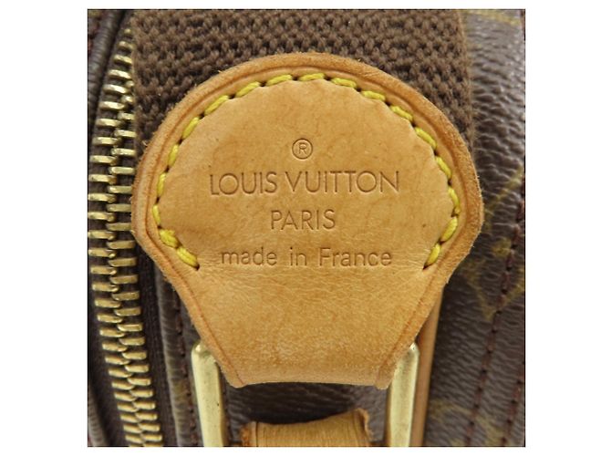 Borsa a tracolla Louis Vuitton Reporter PM in pelle Monogram marrone - vista 12