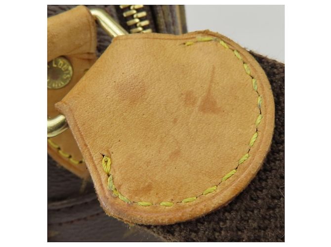 Borsa a tracolla Louis Vuitton Reporter PM in pelle Monogram marrone - vista 13