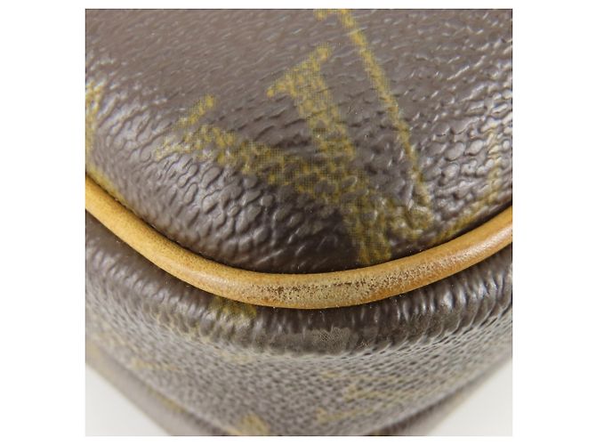 Borsa a tracolla Louis Vuitton Reporter PM in pelle Monogram marrone - vista 21