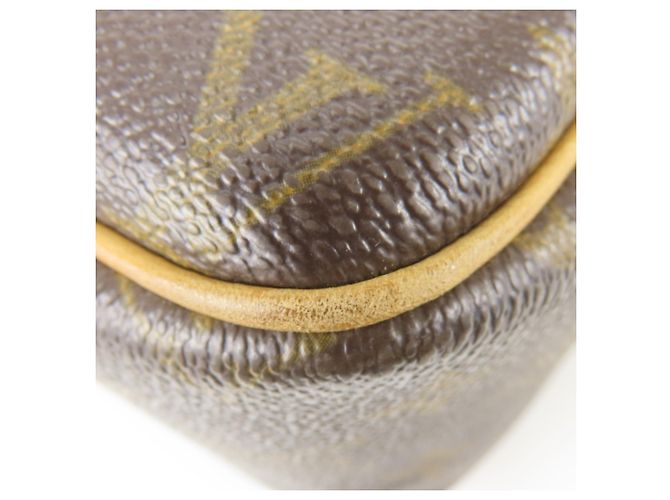 Borsa a tracolla Louis Vuitton Reporter PM in pelle Monogram marrone - vista 22