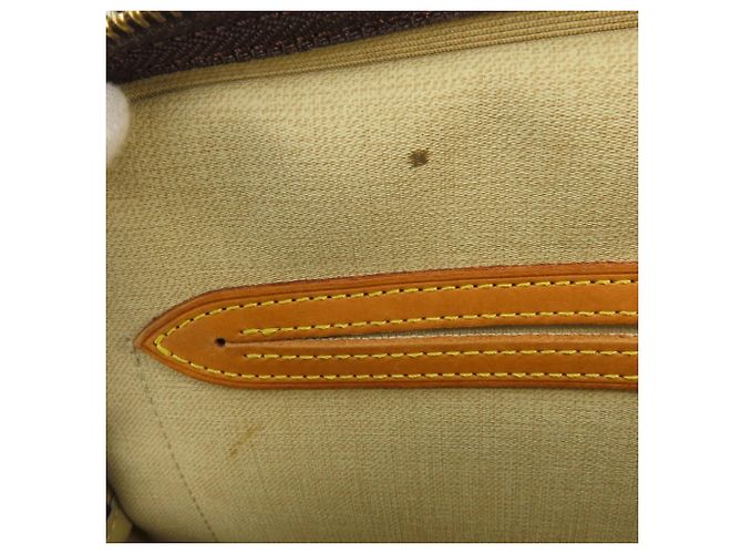 Borsa a tracolla Louis Vuitton Reporter PM in pelle Monogram marrone - vista 24