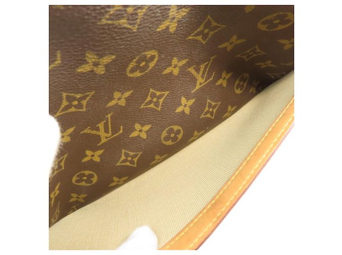Borsa a tracolla Louis Vuitton Reporter PM in pelle Monogram marrone - vista 28