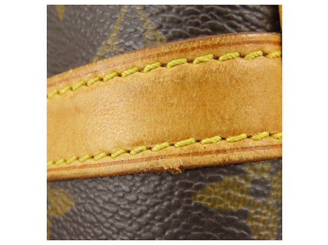 Borsa a tracolla Louis Vuitton Reporter PM in pelle Monogram marrone - vista 7