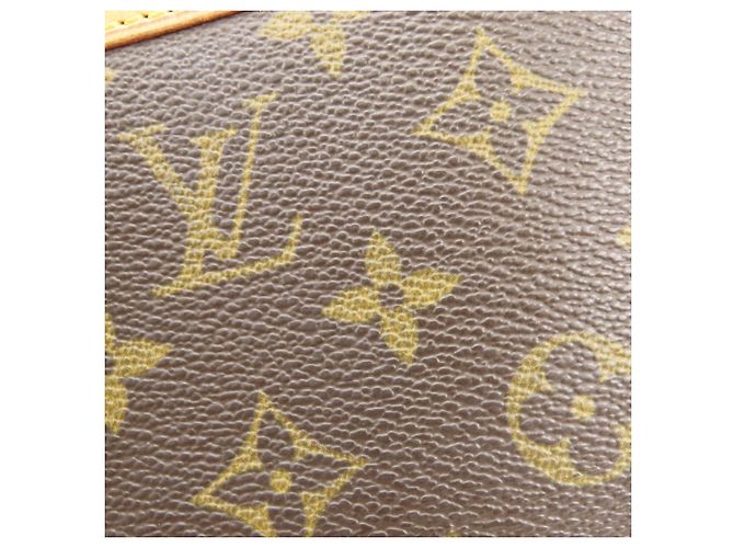 Borsa a tracolla Louis Vuitton Reporter PM in pelle Monogram marrone - vista 8