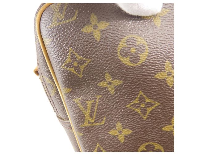 Borsa a tracolla Louis Vuitton Reporter PM in pelle Monogram marrone - vista 9