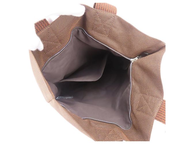 Hermès Borsa Tote Hermes Herline Cabas Marrone - vista 16