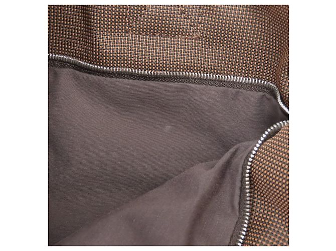 Hermès Borsa Tote Hermes Herline Cabas Marrone - vista 20