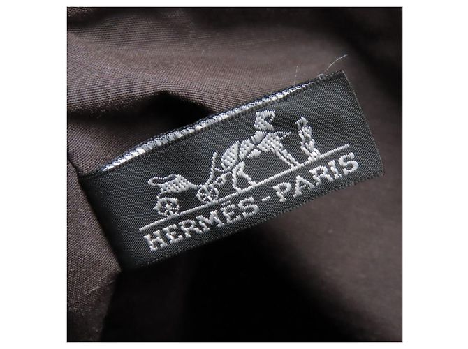 Hermès Borsa Tote Hermes Herline Cabas Marrone - vista 22