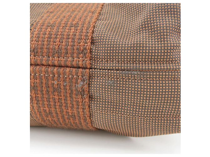 Hermès Borsa Tote Hermes Herline Cabas Marrone - vista 7