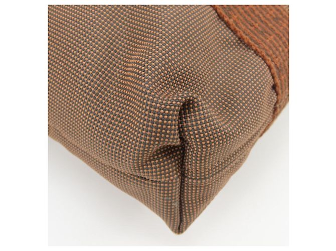 Hermès Borsa Tote Hermes Herline Cabas Marrone - vista 8