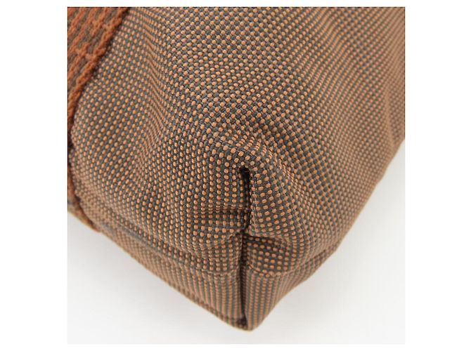 Hermès Borsa Tote Hermes Herline Cabas Marrone - vista 9