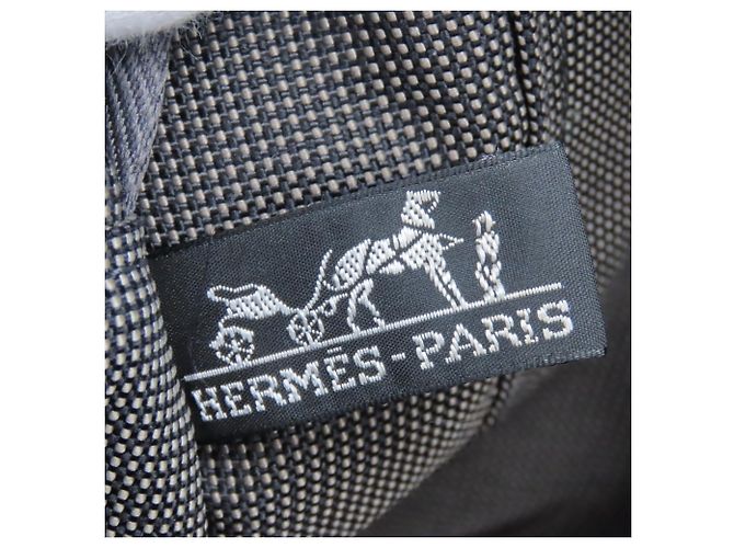 Hermès Borsa Tote Hermes Gray Herline MM Marrone - vista 23