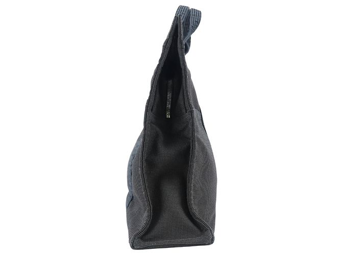 Hermès Borsa Tote Hermes Gray Herline MM Marrone - vista 4