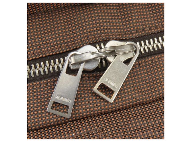 Hermès Hermes Herline PM Canvas Tote Bag in Braun - Ansicht 14