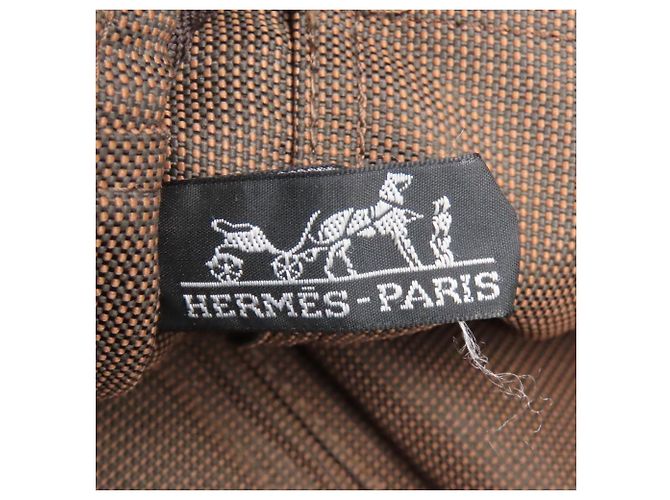 Hermès Hermes Herline PM Canvas Tote Bag in Braun - Ansicht 23
