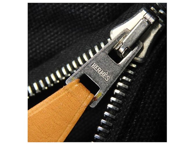 Hermès Borsa Fourre-Tout PM Hermes Marrone Nero - vista 19