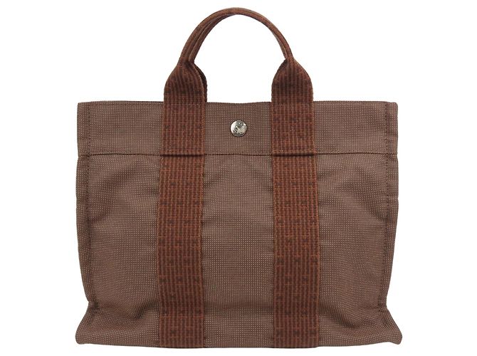 Hermès Hermes Herline PM Tote Bag Braun - Ansicht 2
