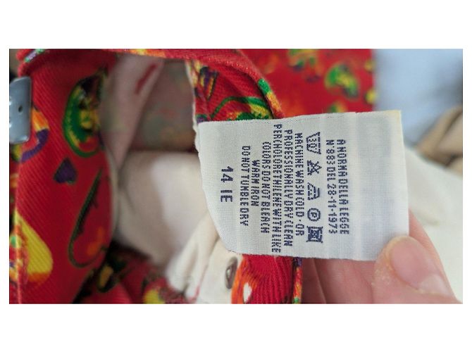Pantaloni Versace Jeans Signature Stampa Cuori Arancione - vista 12