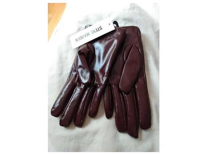 Steve Madden Lederhandschuhe Bordeaux - Ansicht 11