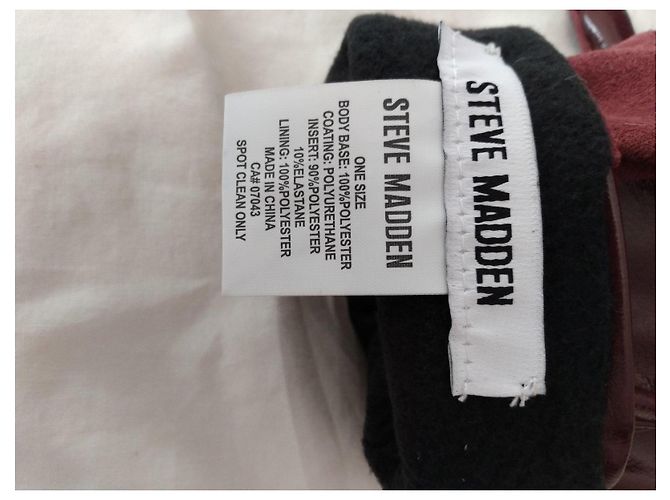 Steve Madden Lederhandschuhe Bordeaux - Ansicht 9