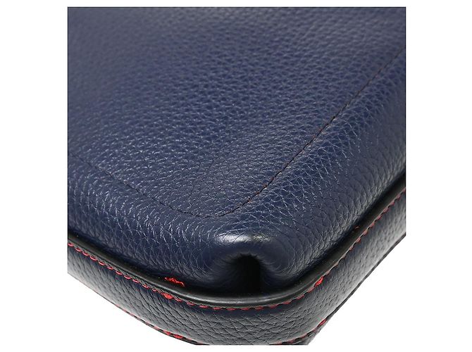 Loewe Anagram Leather Blu - vista 6