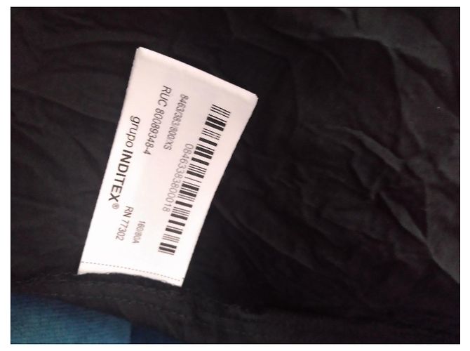Zara schwarzes strukturiertes Rollkragenkleid - Ansicht 8