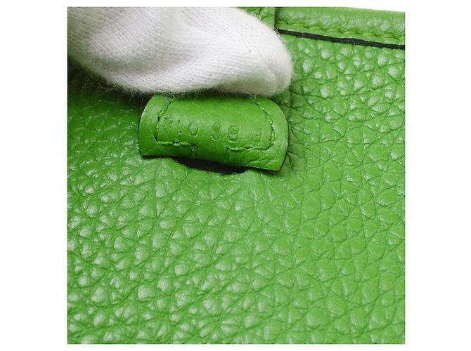Hermès Hermes Evelyne Clémence TPM Verde - vista 5