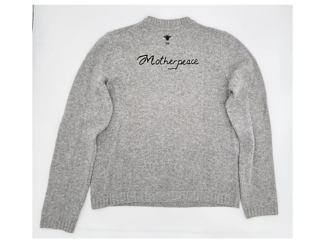 Christian Dior Kaschmirpullover Motherpeace Tarot "Judgement" Braun Pink Blau Grün Orange Grau Gelb - Ansicht 4