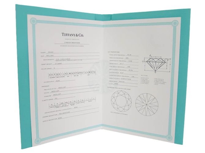 Tiffany & Co Tiffany Solitär-Diamantring Silber - Ansicht 10