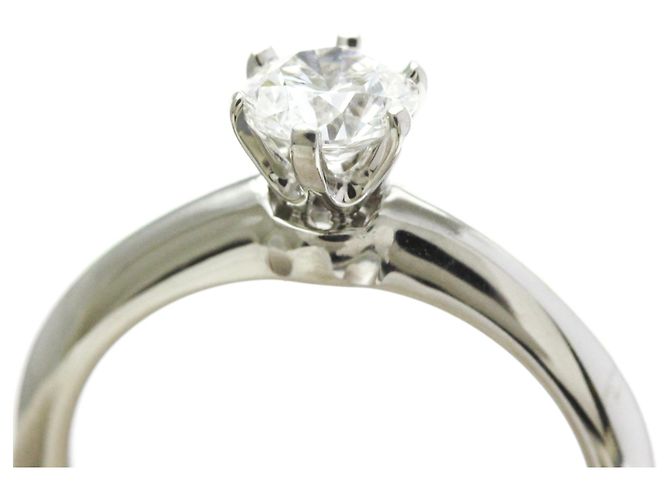 Tiffany & Co Tiffany Solitär-Diamantring Silber - Ansicht 11