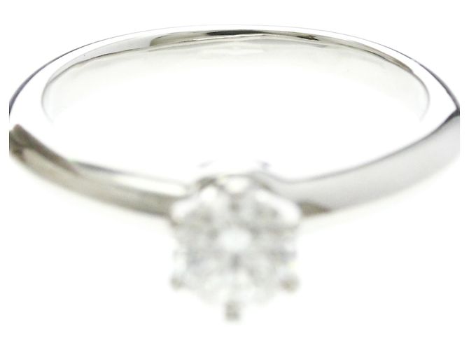 Tiffany & Co Tiffany Solitär-Diamantring Silber - Ansicht 5