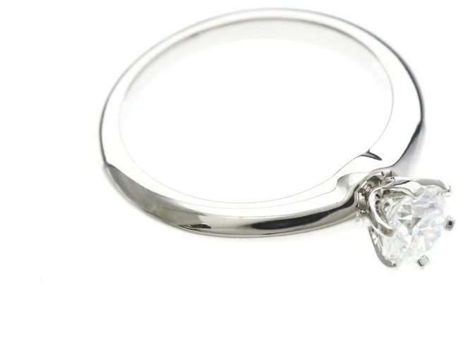 Tiffany & Co Tiffany Solitär-Diamantring Silber - Ansicht 9