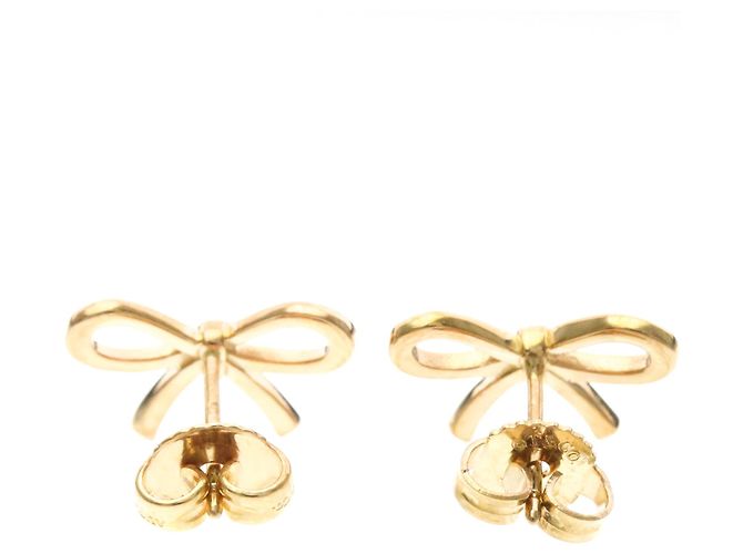 Tiffany & Co Orecchini Tiffany Bow in oro rosa D'oro - vista 2