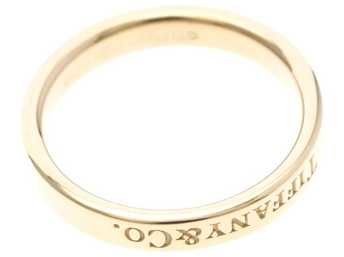 Tiffany & Co Anello Tiffany Flat Band in oro rosa D'oro - vista 9