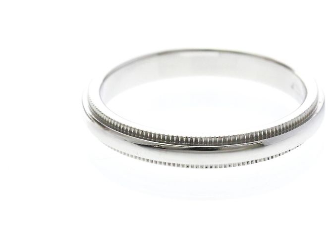 Tiffany & Co Tiffany Milgrain Ring aus Platin Silber - Ansicht 2