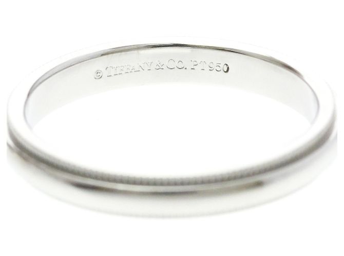 Tiffany & Co Tiffany Milgrain Ring aus Platin Silber - Ansicht 5