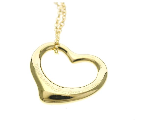Tiffany & Co Collana Tiffany Open Heart in oro giallo 18K D'oro - vista 7