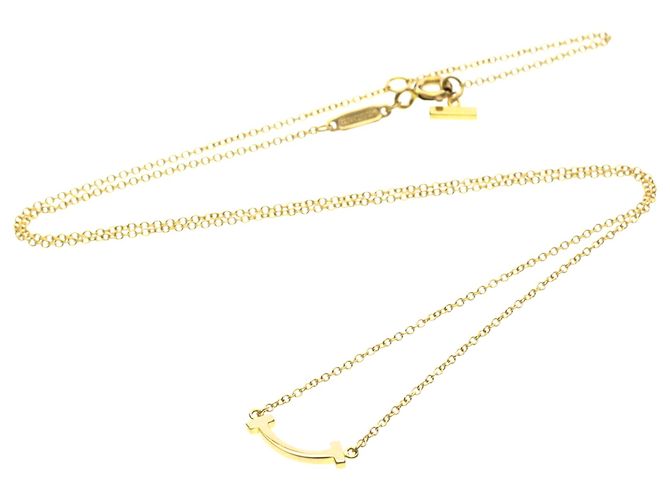 Tiffany & Co Collana Tiffany T Smile Micro Size in oro rosa D'oro - vista 13