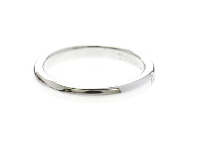 Tiffany & Co Tiffany Stacking Band Ring 1P Diamond Silber - Ansicht 4