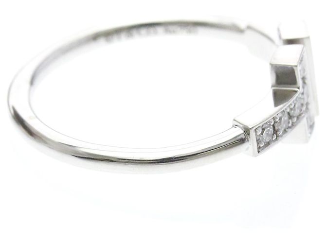 Tiffany & Co Anello Tiffany T-wire con Diamanti Argento - vista 4