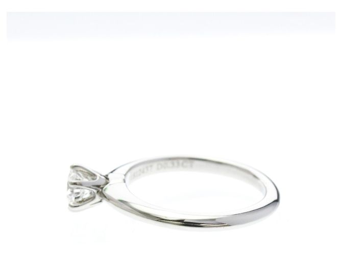 Tiffany & Co Tiffany Solitär Diamantring Silber - Ansicht 2